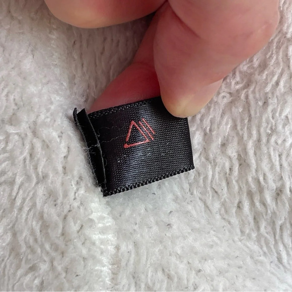 Patagonia Full-Zip Re-Tool Fleece Jacket soft fur pockets cowl neck cream size S - Picture 11 of 11